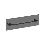 Gessi Tondo Полотенцедержатель для крепления на стекло, 60 см, цвет: matte black 63728#299