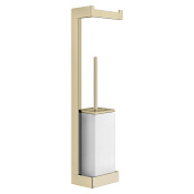 Gessi  Inverso Стойка напольная - ершик, держатель бумаги, цвет: brushed brass PVD 20867#727