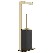 Gessi  Inverso Стойка напольная - ершик, держатель бумаги, цвет: brushed brass PVD 20934#727