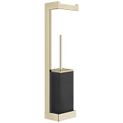 Gessi  Inverso Стойка напольная - ершик, держатель бумаги, цвет: brushed brass PVD 20868#727