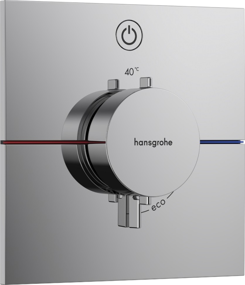 Hansgrohe ShowerSelect E Термостат для душа встраиваемый, внешняя часть, цвет: хром 15571000