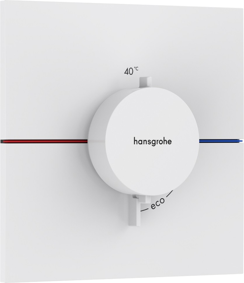 Hansgrohe ShowerSelect E Термостат для душа встраиваемый, внешняя часть, цвет: матовый белый 15574700