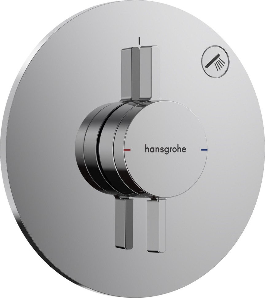 Hansgrohe DuoTurn S Смеситель для душа встраиваемый, внешняя часть, цвет: хром 75618000
