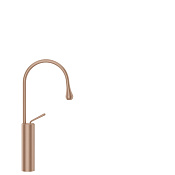 Gessi Goccia Смеситель для раковины высокий без донного клапана однорыч., цвет: copper brushed GHRC 33608#125