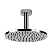 Gessi Emporio Shower Верхний душ 20 см 1 вид струи, кронштейн потолочный 25,9 см, цвет: chrome 47288#031