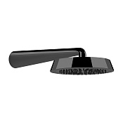 Gessi Cono Верхний душ 24 см 1 вид струи, кронштейн настенный 40 см, цвет: black metal brushed PVD 45151#707