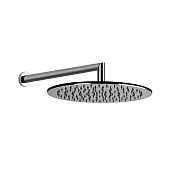 Gessi Emporio Shower Верхний душ 30 см 1 вид струи, кронштейн настенный 34,7 см, цвет: chrome 47372#031