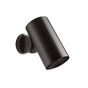 Gessi 316 Flessa Верхний душ d7,9 см, настенный, 1 вид струи водопад, цвет: black metal brushed PVD 57207#707