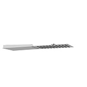 Gessi Tremillimetri Верхний душ настенный 19,5x55 см 2 вида струи, цвет: steel brushed 33063#239