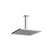 Gessi Emporio Shower Верхний душ 30x30 см 1 вид струи, кронштейн потолочный 25,9 см, цвет: chrome 47366#031