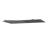 Gessi Tremillimetri Верхний душ настенный 30x55 см, цвет: black metal brushed PVD 33081#707