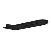 Gessi 316 Верхний душ настенный 10x62 см 1 вид струи, цвет: matte black 45163#299