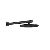 Gessi 316 Верхний душ 21,9 см 1 вид струи, кронштейн настенный 45 см, цвет: steel brushed 54149#239