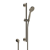 Gessi Emporio Shower Душевой гарнитур: ручной душ, штанга 66 см, шланг, цвет: finox brushed nickel 47306#149