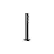 Gessi Ingranaggio Душевой гарнитур: лейка, держатель, шланг 150 см, цвет: black metal brushed PVD 63327#707