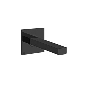 Gessi Via Manzoni Излив настенный 18,5 см, цвет: matte black 38725#299