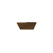 Gessi Minimalistic Shower Верхний душ встраиваемый в потолок 35 см, внешняя часть, цвет: copper PVD 57871#030