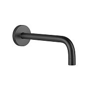 Gessi Via Tortona Излив настенный 23,1 см, цвет: matte black 38783#299