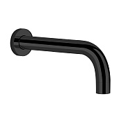 Gessi Via Tortona Излив настенный 23,3 см, цвет: matte black 38787#299