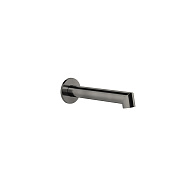 Gessi Ingranaggio Излив настенный 19,2 см, цвет: black metal brushed PVD 63603#707