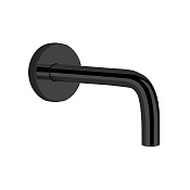 Gessi Via Tortona Излив настенный 16,6 см, цвет: matte black 38780#299