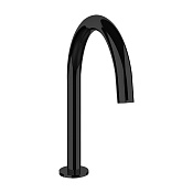 Gessi Via Tortona Излив отдельностоящий для умывальника с д/к, высота 12,9 см, цвет: matte black 18621#299