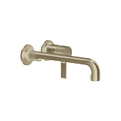 Gessi Inciso Смеситель для раковины встраиваемый внешняя часть, цвет: brushed brass PVD 58089#727