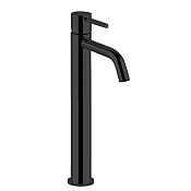 Gessi Via tortona Смеситель для раковины без донного клапана однорычажный, цвет: matte black 18604#299