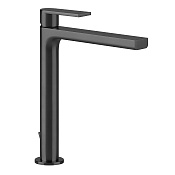 Gessi Via Manzoni Смеситель для раковины высокий с донным клапаном однорычажный, цвет: matte black 38603#299