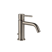 Gessi Via tortona Смеситель для раковины с донным клапаном однорычажный, цвет: finox brushed nickel 18601#149