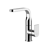 Gessi Via Manzoni Смеситель для раковины с донным клапаном однорычажный, цвет: chrome 47123#031