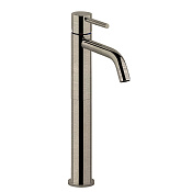 Gessi Via tortona Смеситель для раковины без донного клапана однорыч., цвет: finox brushed nickel 18604#149