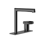 Gessi Anello Смеситель для раковины без донного клапана однорычажный, цвет: matte black 63315#299