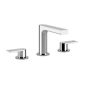 Gessi Via Manzoni Смеситель для раковины с донным клапаном двухвентильный, цвет: chrome 38612#031