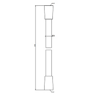 Gessi Inciso Душевой шланг Сromalux 200 см, цвет: matte black 28746#299
