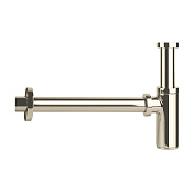 Gessi Technical Accessories Сифон для раковины, круглый, на 1 1/4, цвет: Brass Brushed PVD 01377#727