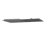 Gessi Tremillimetri Верхний душ настенный 30x55 см 2 вида струи, цвет: black metal brushed PVD 33083#707