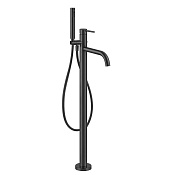 Gessi Emporio Via tortona Смеситель для ванны, напольный, внешн. часть, душ, цвет: Matte Black 24943#299