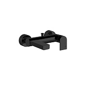 Gessi Via Manzoni Смеситель для ванны на 2 потребителя, излив 18,9 см, цвет: matte black 38613#299