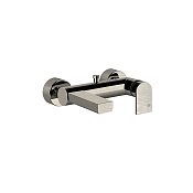 Gessi Via Manzoni Смеситель для ванны на 2 потребителя, излив 18,9 см, цвет: finox brushed nickel 38613#149