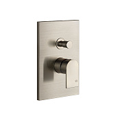 Gessi Via Manzoni Смеситель для ванны встраиваемый, 2 потребителя, цвет: finox brushed nickel 44634#149