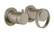 Gessi Anello Смеситель для ванны встраиваемый, 2 потребителя, цвет: finox brushed nickel 63380#149