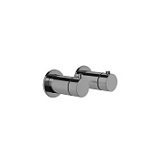 Gessi Anello Термостат для ванны встраиваемый, 3 потребителя, цвет: black metal brushed PVD 63335#707