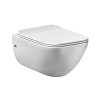 Gessi Origini Унитаз подвесной 54x35 см, микролифт, встроенный сифон, цвет: matt white ceramic 39118#531