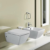 Gessi Mimi Унитаз подвесной в комплекте с сиденьем Soft Close и крепежом, цвет: белый 37513#518