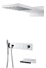 Boheme Zodiac Душевой комплект встраиваемый - смеситель, верхний, ручн. душ, 3 потреб., цвет: chrome 132-2-CR