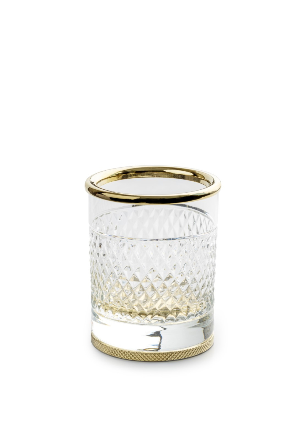 Boheme Aura Стакан настольный, стеклянный полупрозрачный, цвет: gold 10252-G
