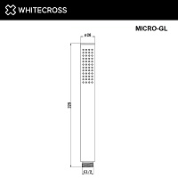 Whitecross Душевая лейка 1 режим, латунь цвет: золото глянцевое MICRO-GL