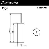 Whitecross Ergo Ершик напольный цвет: белый матовый ER2274WH