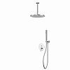Whitecross Y Душевой комплект встраиваемый: ручной душ, шланг, верхний душ 30 см, цвет: хром глянц. YSET12CR